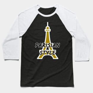 PARISIAN style Baseball T-Shirt